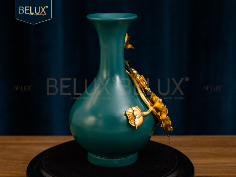 Bình Hút Lộc dát vàng 24k&nbsp;18x24cm